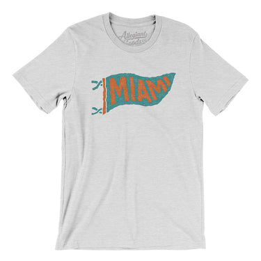 Miami Pennant Men/Unisex T-Shirt-Allegiant Goods Co. Vintage Sports Apparel