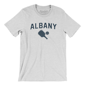 Albany Pickleball Men/Unisex T-Shirt-Ash-Allegiant Goods Co. Vintage Sports Apparel