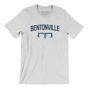 Bentonville Cycling Men/Unisex T-Shirt-Ash-Allegiant Goods Co. Vintage Sports Apparel