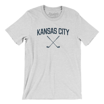 Kansas City Golf Men/Unisex T-Shirt-Ash-Allegiant Goods Co. Vintage Sports Apparel