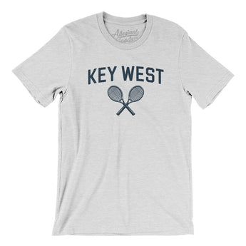 Key West Tennis Men/Unisex T-Shirt-Ash-Allegiant Goods Co. Vintage Sports Apparel