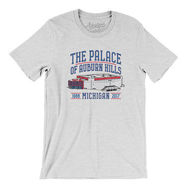 The Palace Of Auburn Hills Men/Unisex T-Shirt-Allegiant Goods Co. Vintage Sports Apparel