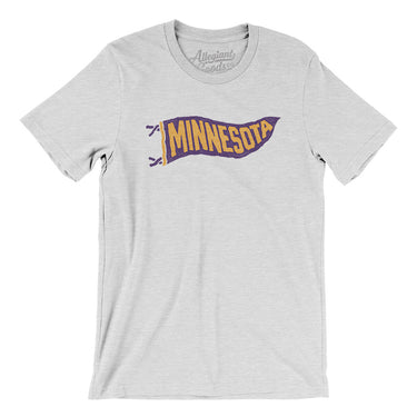 Minnesota Pennant Men/Unisex T-Shirt-Allegiant Goods Co. Vintage Sports Apparel