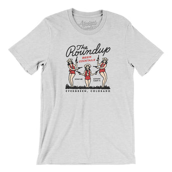 The Roundup Evergreen Colorado Men/Unisex T-Shirt-Ash-Allegiant Goods Co. Vintage Sports Apparel
