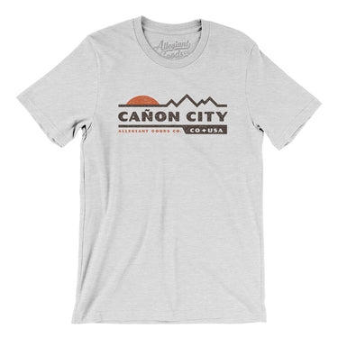 Cañon City Mountain Sunset Men/Unisex T-Shirt-Ash-Allegiant Goods Co. Vintage Sports Apparel