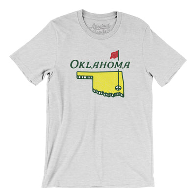 Oklahoma Golf Men/Unisex T-Shirt-Ash-Allegiant Goods Co. Vintage Sports Apparel