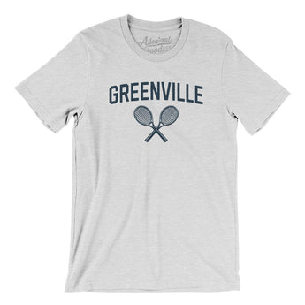 Greenville Tennis Men/Unisex T-Shirt-Ash-Allegiant Goods Co. Vintage Sports Apparel