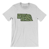 Nebraska Golf Course Men/Unisex T-Shirt-Ash-Allegiant Goods Co. Vintage Sports Apparel