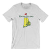 Rhode Island Golf Men/Unisex T-Shirt-Ash-Allegiant Goods Co. Vintage Sports Apparel