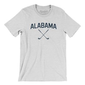 Alabama Golf Men/Unisex T-Shirt-Ash-Allegiant Goods Co. Vintage Sports Apparel
