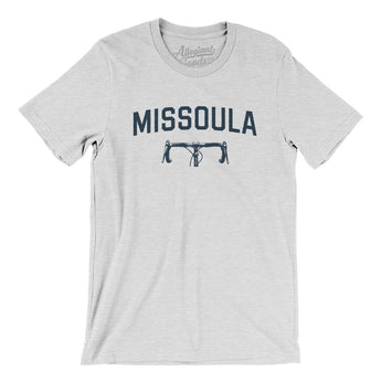 Missoula Cycling Men/Unisex T-Shirt-Ash-Allegiant Goods Co. Vintage Sports Apparel