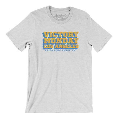 Victory Monday Los Angeles Men/Unisex T-Shirt-Ash-Allegiant Goods Co. Vintage Sports Apparel