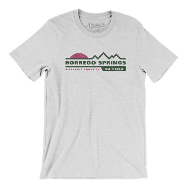 Borrego Springs Mountain Sunset Men/Unisex T-Shirt-Ash-Allegiant Goods Co. Vintage Sports Apparel