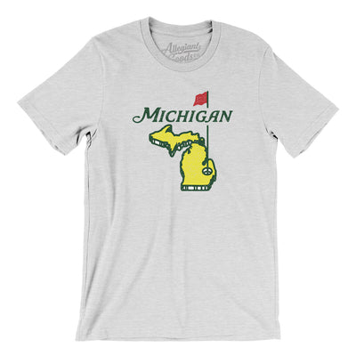 Michigan Golf Men/Unisex T-Shirt-Ash-Allegiant Goods Co. Vintage Sports Apparel