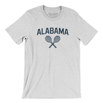 Alabama Tennis Men/Unisex T-Shirt-Ash-Allegiant Goods Co. Vintage Sports Apparel