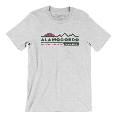 Alamogordo Mountain Sunset Men/Unisex T-Shirt-Ash-Allegiant Goods Co. Vintage Sports Apparel