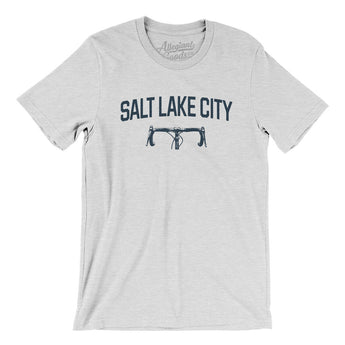 Salt Lake City Cycling Men/Unisex T-Shirt-Ash-Allegiant Goods Co. Vintage Sports Apparel