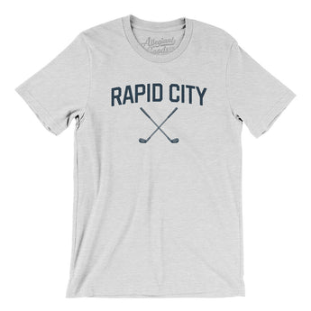 Rapid City Golf Men/Unisex T-Shirt-Ash-Allegiant Goods Co. Vintage Sports Apparel