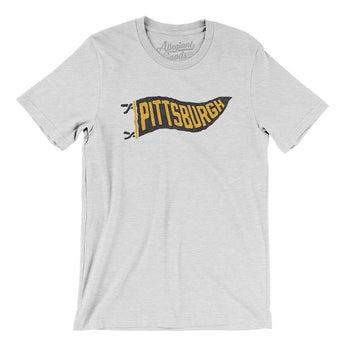 Pittsburgh Pennant Men/Unisex T-Shirt-Allegiant Goods Co. Vintage Sports Apparel
