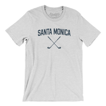 Santa Monica Golf Men/Unisex T-Shirt-Ash-Allegiant Goods Co. Vintage Sports Apparel