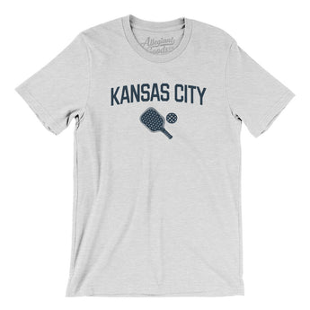 Kansas City Pickleball Men/Unisex T-Shirt-Ash-Allegiant Goods Co. Vintage Sports Apparel