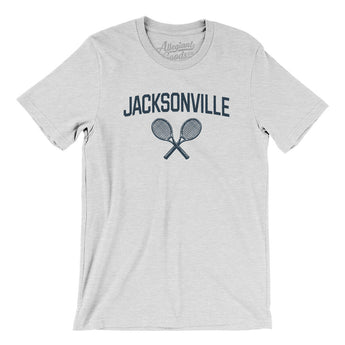 Jacksonville Tennis Men/Unisex T-Shirt-Ash-Allegiant Goods Co. Vintage Sports Apparel