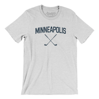 Minneapolis Golf Men/Unisex T-Shirt-Ash-Allegiant Goods Co. Vintage Sports Apparel