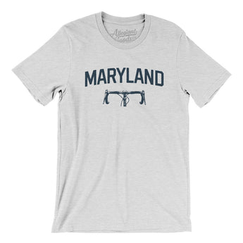 Maryland Cycling Men/Unisex T-Shirt-Ash-Allegiant Goods Co. Vintage Sports Apparel