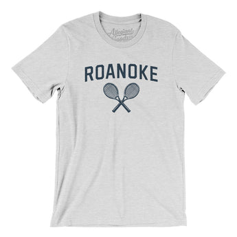 Roanoke Tennis Men/Unisex T-Shirt-Ash-Allegiant Goods Co. Vintage Sports Apparel