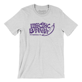 Electric Banana Pittsburgh Men/Unisex T-Shirt-Ash-Allegiant Goods Co. Vintage Sports Apparel