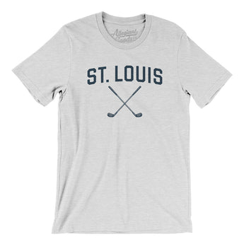 St. Louis Golf Men/Unisex T-Shirt-Ash-Allegiant Goods Co. Vintage Sports Apparel