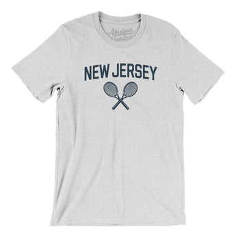 New Jersey Tennis Men/Unisex T-Shirt-Ash-Allegiant Goods Co. Vintage Sports Apparel