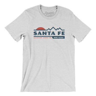Santa Fe Mountain Sunset Men/Unisex T-Shirt-Ash-Allegiant Goods Co. Vintage Sports Apparel