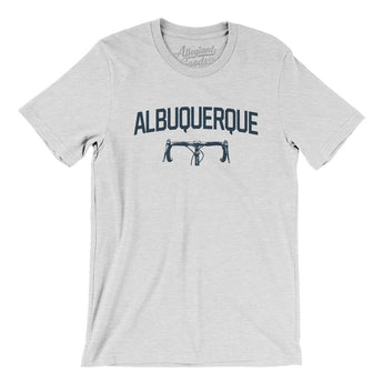 Albuquerque Cycling Men/Unisex T-Shirt-Ash-Allegiant Goods Co. Vintage Sports Apparel