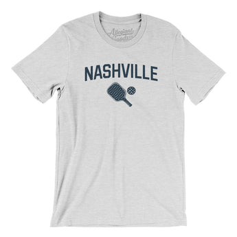 Nashville Pickleball Men/Unisex T-Shirt-Ash-Allegiant Goods Co. Vintage Sports Apparel