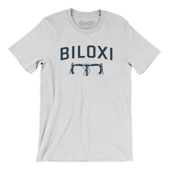 Biloxi Cycling Men/Unisex T-Shirt-Ash-Allegiant Goods Co. Vintage Sports Apparel