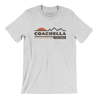 Coachella Mountain Sunset Men/Unisex T-Shirt-Ash-Allegiant Goods Co. Vintage Sports Apparel