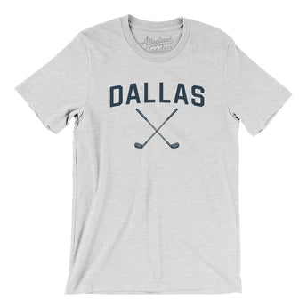 Dallas Golf Men/Unisex T-Shirt-Ash-Allegiant Goods Co. Vintage Sports Apparel