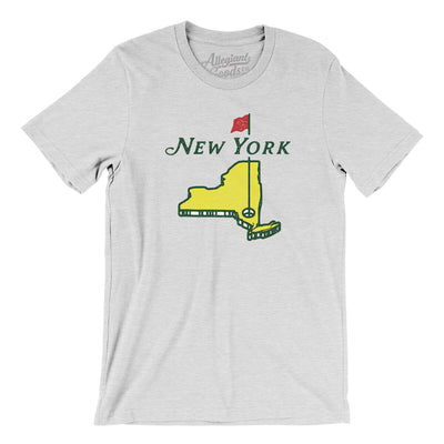 New York Golf Men/Unisex T-Shirt-Ash-Allegiant Goods Co. Vintage Sports Apparel