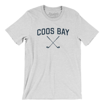 Coos Bay Golf Men/Unisex T-Shirt-Ash-Allegiant Goods Co. Vintage Sports Apparel