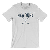 New York Golf Men/Unisex T-Shirt-Ash-Allegiant Goods Co. Vintage Sports Apparel