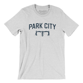 Park City Cycling Men/Unisex T-Shirt-Ash-Allegiant Goods Co. Vintage Sports Apparel