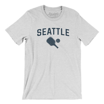 Seattle Pickleball Men/Unisex T-Shirt-Ash-Allegiant Goods Co. Vintage Sports Apparel