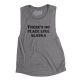There's No Place Like Alaska Women's Flowey Scoopneck Muscle Tank-Allegiant Goods Co. Vintage Sports Apparel