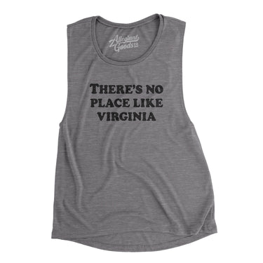 There's No Place Like Virginia Women's Flowey Scoopneck Muscle Tank-Allegiant Goods Co. Vintage Sports Apparel