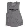 I've Been To Miami Women's Flowey Scoopneck Muscle Tank-Asphalt Slub-Allegiant Goods Co. Vintage Sports Apparel