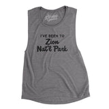 I've Been To Zion National Park Women's Flowey Scoopneck Muscle Tank-Allegiant Goods Co. Vintage Sports Apparel
