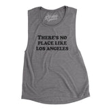 There's No Place Like Los Angeles Women's Flowey Scoopneck Muscle Tank-Allegiant Goods Co. Vintage Sports Apparel