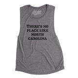 There's No Place Like North Carolina Women's Flowey Scoopneck Muscle Tank-Allegiant Goods Co. Vintage Sports Apparel