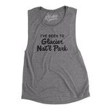 I've Been To Glacier National Park Women's Flowey Scoopneck Muscle Tank-Allegiant Goods Co. Vintage Sports Apparel